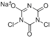 Sodium dichloroisocyanurate Structure